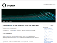 Tablet Screenshot of earlevel.com